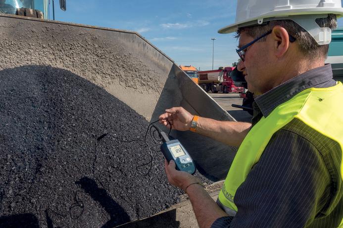 Reduced-temperature asphalt offers a high potential for saving energy and CO2