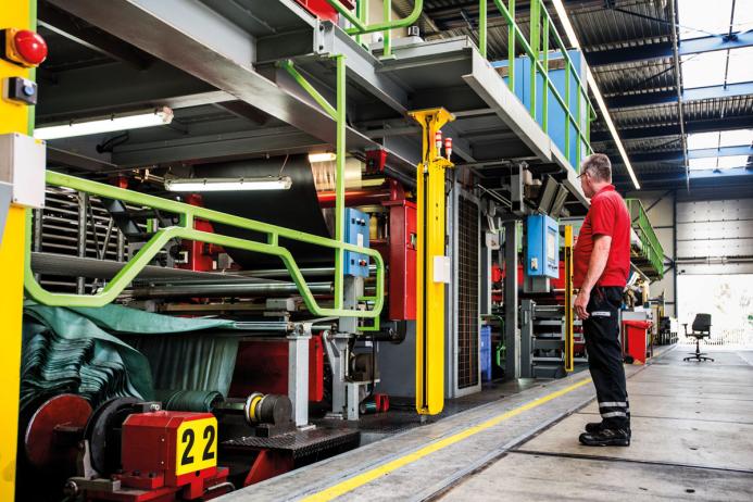 The labour cost element of producing a conveyor belt is very low