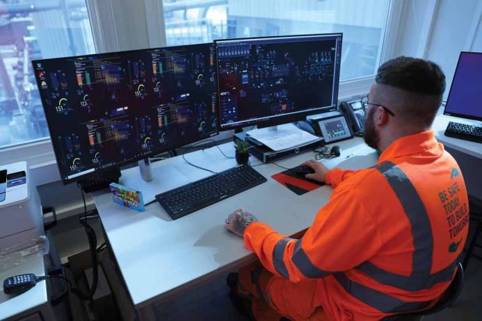 The new Argon View operator interface at Cauldon Low