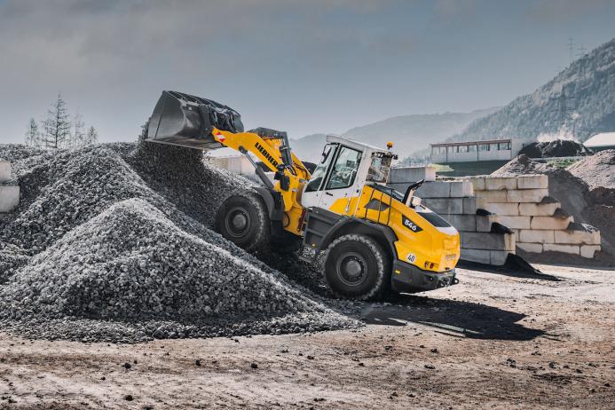The L 546 has a 3.0 cubic metre bucket in the standard version