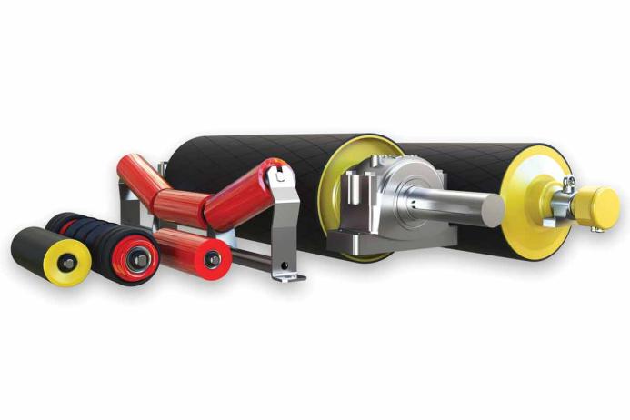 Rulmeca's Corby factory manufactures around 10,000 rollers a week