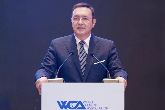 WCA director Emir Adiguzel speaking at the WCA Annual Conference in Nanjing, China