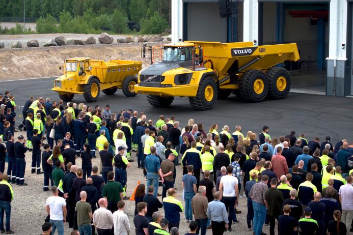 Inauguration of Volvo CE’s Braås facility in Sweden