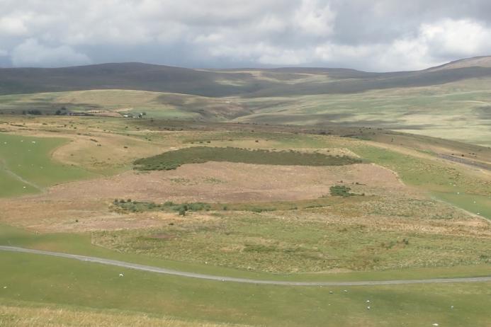 Mineral workings with sufficient backfill materials for soils to be replaced