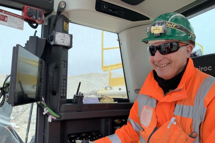 All four operators at the quarry have been impressed with the new rig, including the new 15in touch screen which has helped them to quickly and easily adjust drilling parameters
