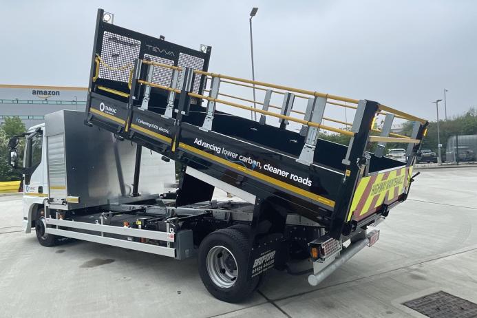 Brit-Tipp completed this first electric tipper body integration