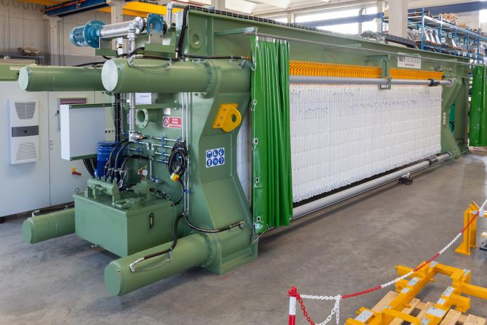 A Tecnoidea filter press