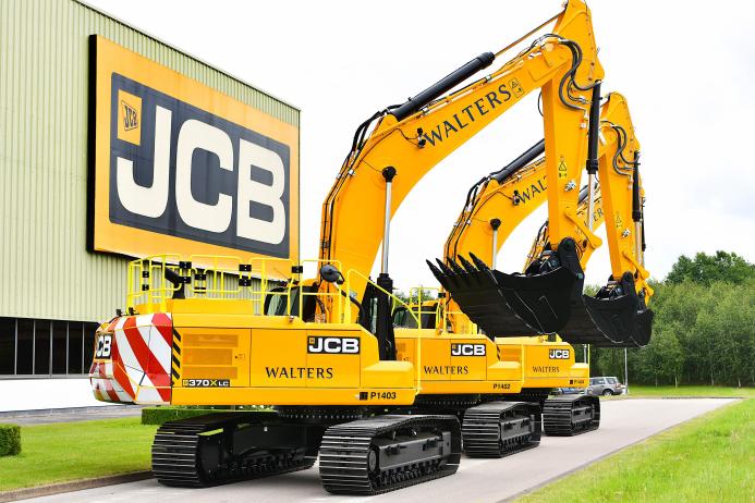 The Walters Group have invested in a fleet of new JCB 370X excavators  