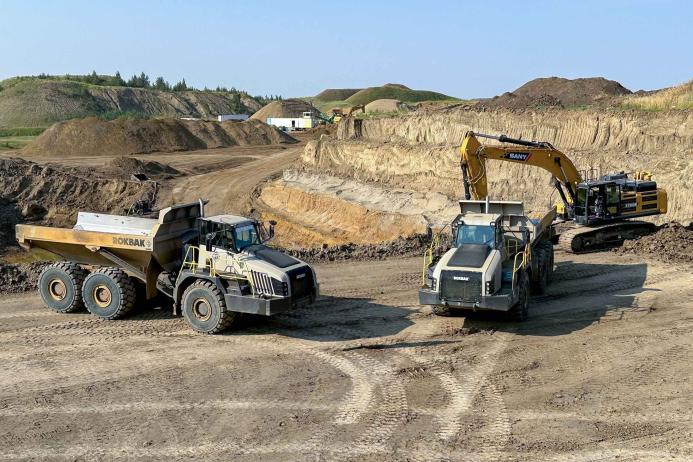 FT Aggregates maintain their reputation for service and reliability by using top-tier equipment such as Rokbak articulated haulers