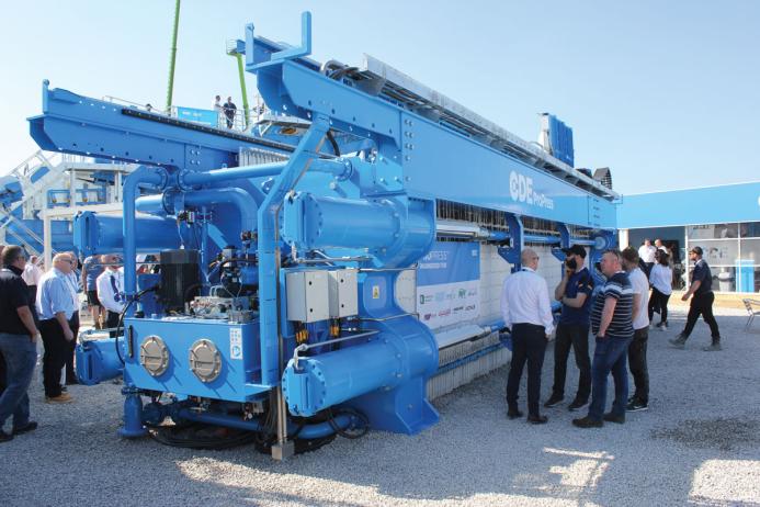 CDE unveiled their new ProPress high-performance filter press at Hillhead 2024
