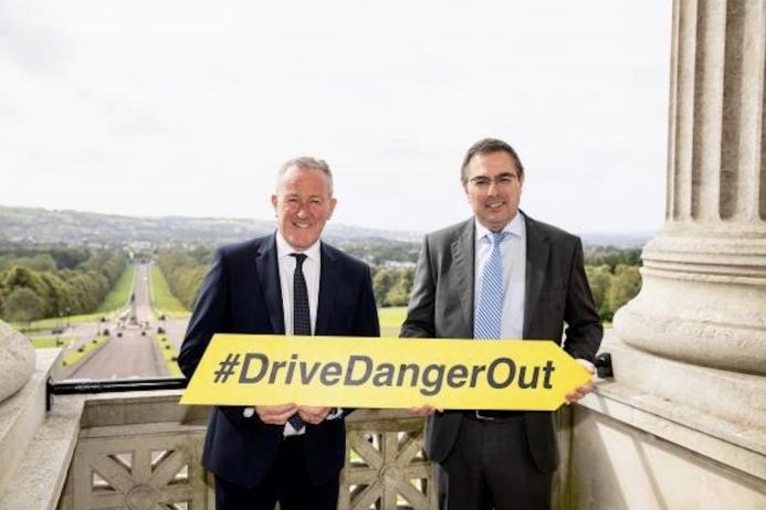 L–R: NI Economy Minister Conor Murphy and HSENI chief executive Robert Kidd at Stormont