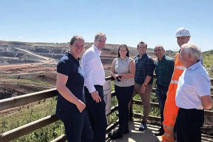 QNJAC Geotechnical Group members enjoying a visit to Bardon Hill Quarry