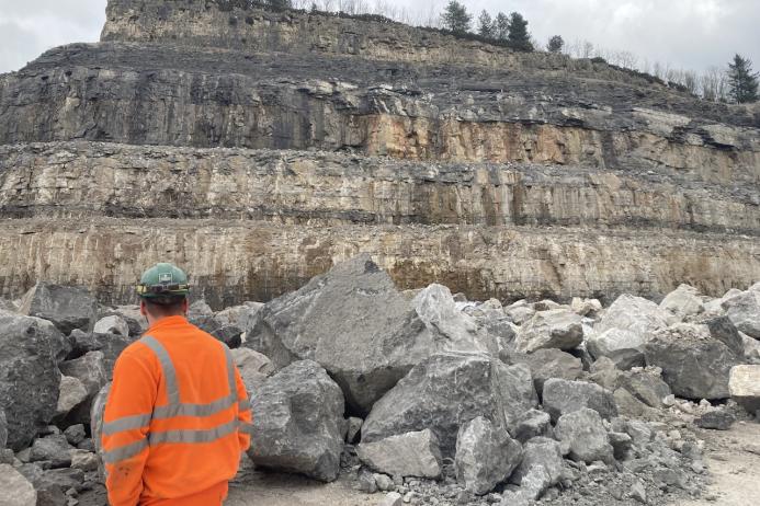 Aggregate Industries’ Holme Park and Back Lane quarries are supplying the rock armour