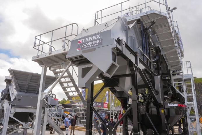 The AggreScrub P150 plant from TWS caught the attention of many Hillhead 2024 visitors