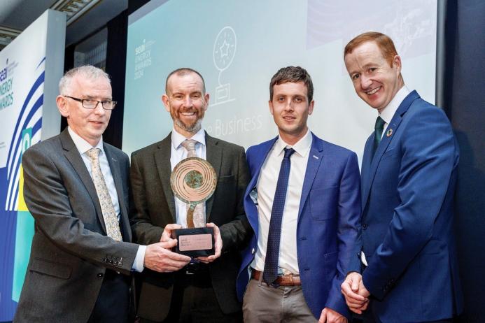 Represented by energy co-ordinator Damian Owens and environmental advisor Colin Lunney, Mannok picked up the Large Business category award at the Sustainable Energy Authority of Ireland (SEAI) Energy Awards