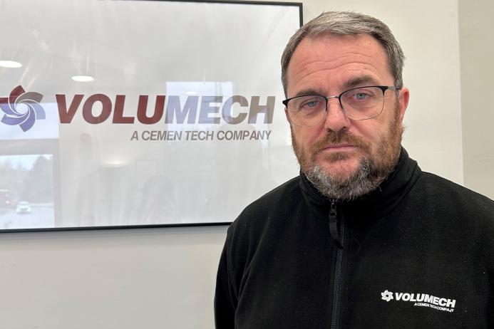 Steve Cartwright, Volumech’s new general manager