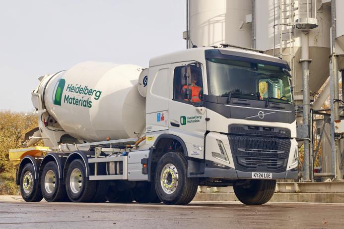 Heidelberg Materials UK have taken delivery of 52 new Volvo FM 8x4 Tag Tridem concrete truckmixers