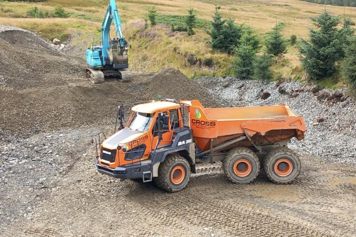 Cross Civils & Construction Services’ new Develon DA30-7 ADT