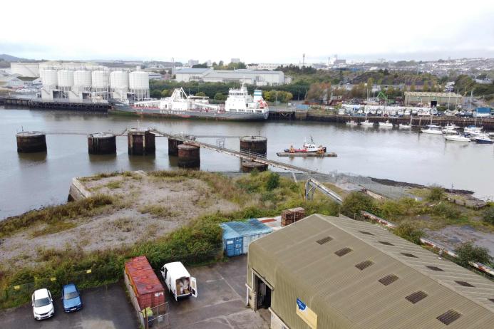 Image showing what the Pomphlett Jetty site currently looks like