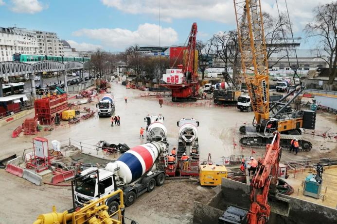 Cemex delivered 30,000 cubic metres of concrete for the Austerlitz Storage Basin project in Paris