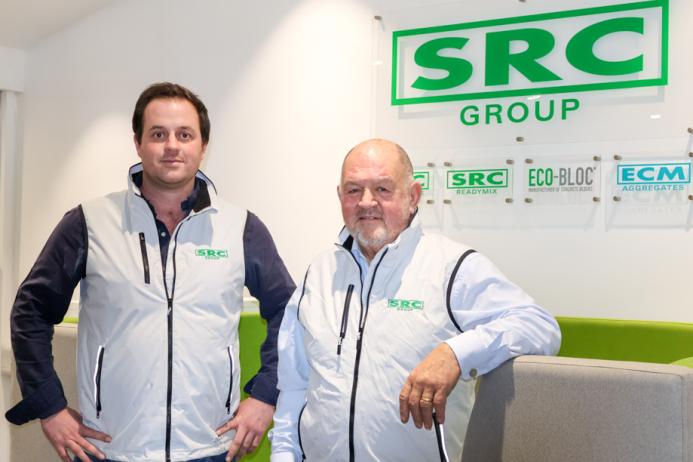 L-R: Ollie Rees, managing director of SRC Group, with newly appointed Chairman Terry Last