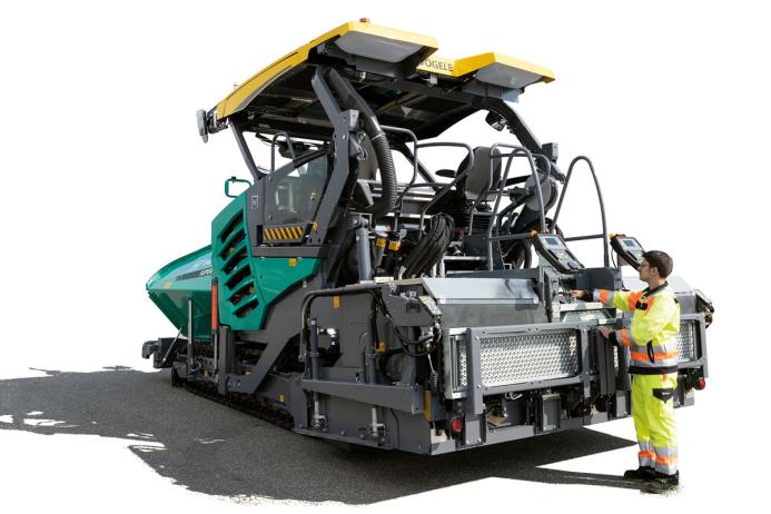 Vögele have developed the automated Paver Access Control (PAC) function to make the preparation for paving safer