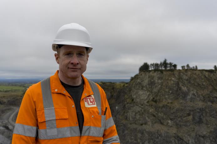 Quarry manager Colin Loughran