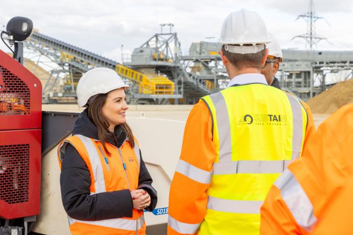 Natalie Bonnick, head of supply chain development, Lower Thames Crossing, says the crossing will be a pathfinder project for carbon-neutral construction