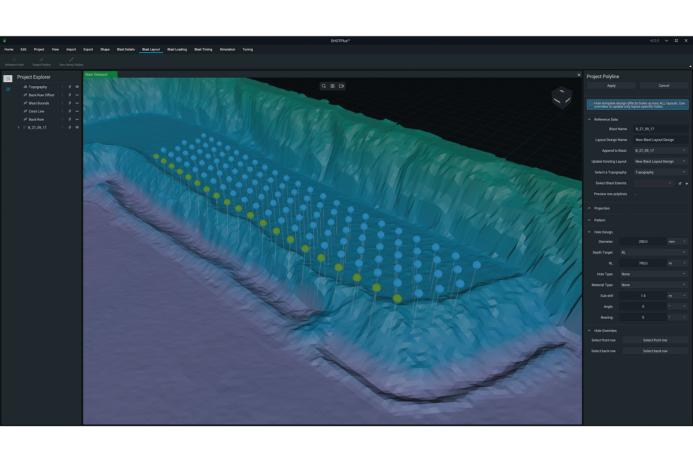 Next Gen SHOTPlus blast-design tools enable users to create designs that achieve maximum value, regardless of the scenario