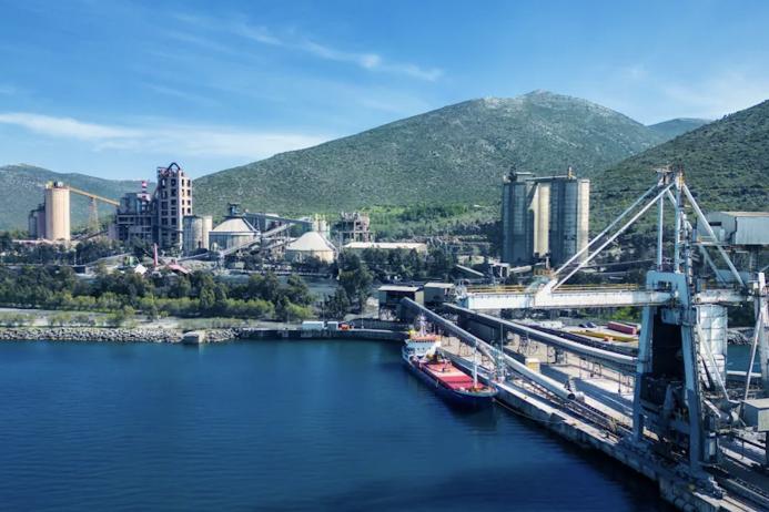 Holcim’s Milaki cement plant in Greece 