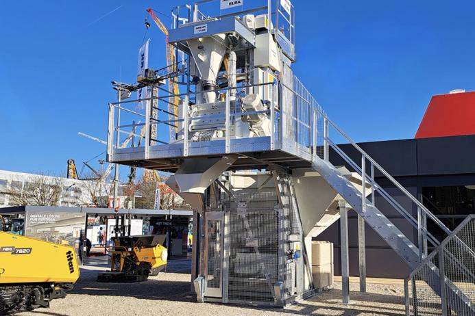 The Ammann Elba CFS concrete plant