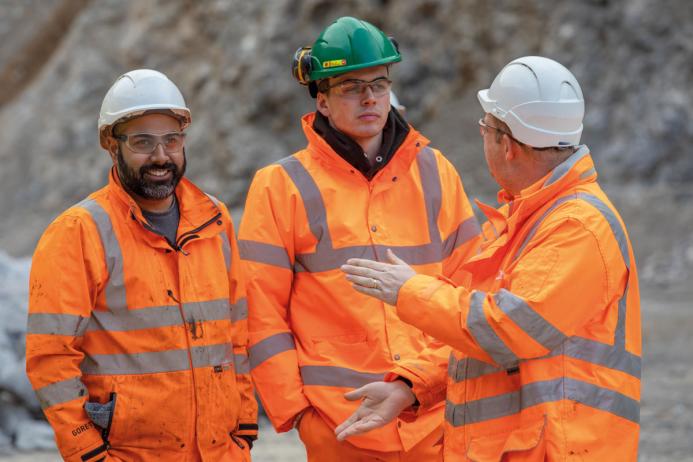 Over two thirds of workers in the mineral products sector are male