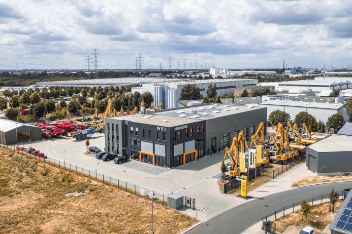 WBI Baumaschinen headquarters in Dormagen, Germany