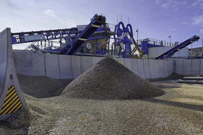 Washed aggregate product
