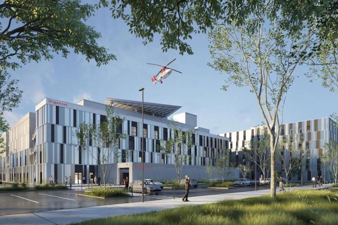 Caen University Hospital. Image: CHU de Caen Normandie