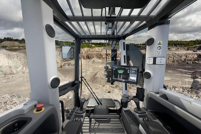 The new operator cabin on the updated SmartROC T35/T40 drill rigs 