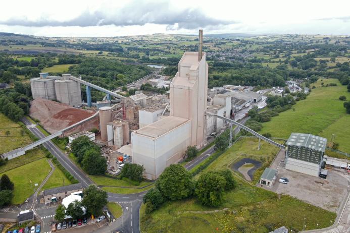 Holcim UK’s Cauldon cement plant in Staffordshire
