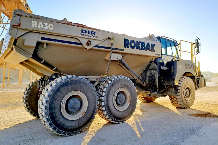 DIR have toured a Rokbak RA30 articulated hauler around Spain