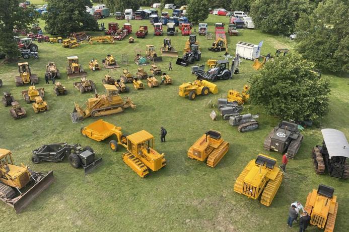 The Antique Caterpillar Machinery Owners Club (ACMOC) took a display of 66 Cat machines to TractorFest