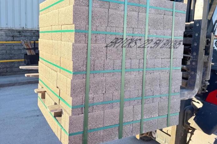Cemex have invested in new void packing machinery for their Dove Holes concrete block range