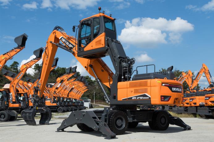New Develon DX270WMH-7 wheeled material handler