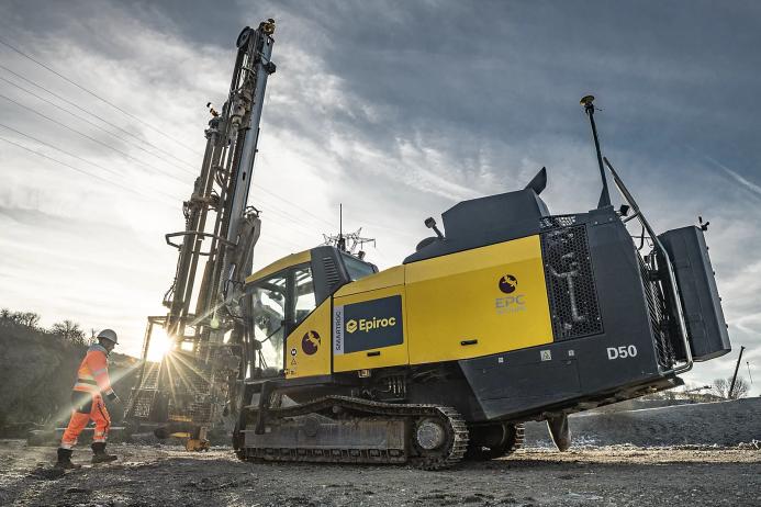 Epiroc have introduced a new software update for their SmartROC D50 surface drill rigs
