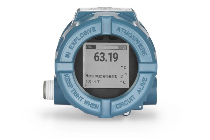 The Rosemount 3144S temperature transmitter improves ease of use with plug-and-play configuration, a large backlit display, and Bluetooth wireless connectivity