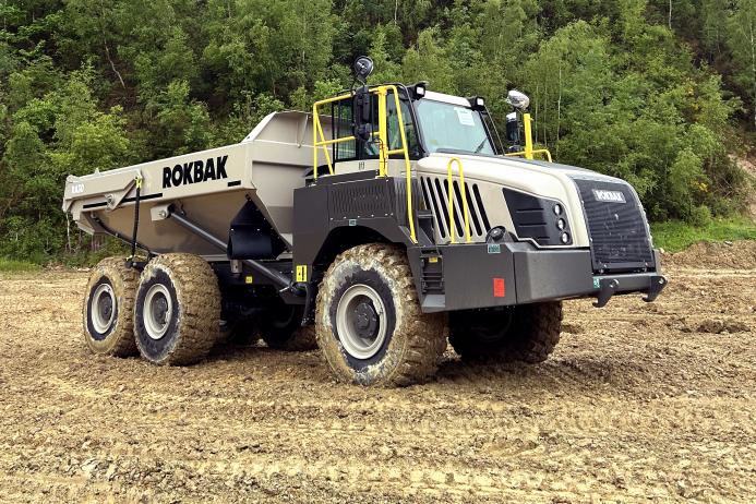 A Rokbak RA30 articulated hauler will be present during the Lyon stage of Le Dig Tour 2025