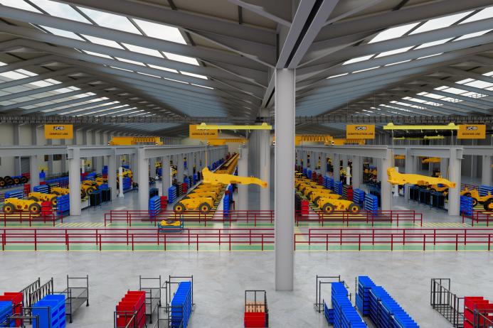 A view of JCB’s World HQ which is undergoing £100 million investment