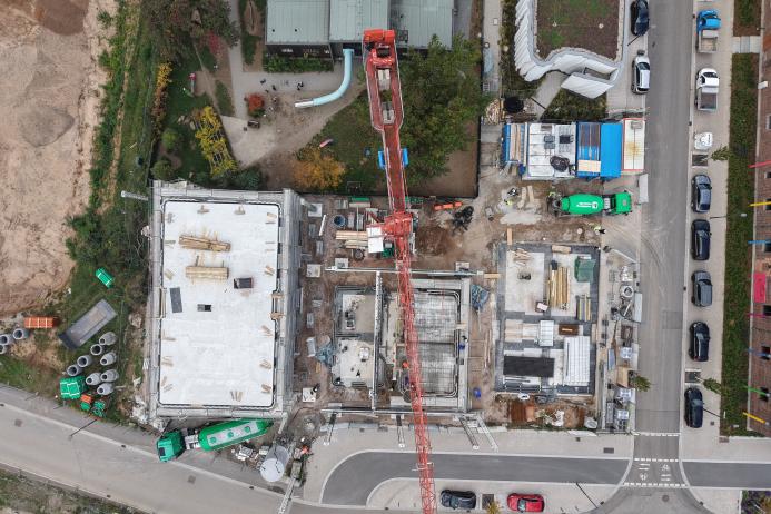 The project is also the first in Germany to use Heidelberg Materials’ carbon captured evoZero cement