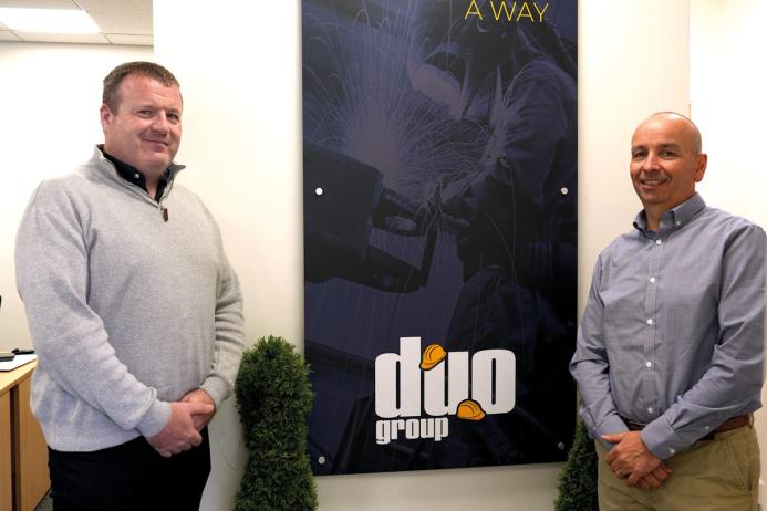 L–R: Martin McWilliams, managing director of Duo Group; and Padraig McDermott, sales director at Duo Group
