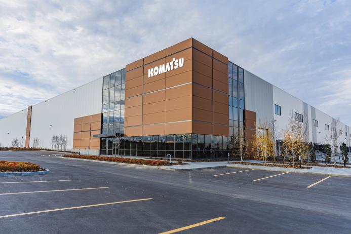 Komatsu’s new full-service distribution centre in Edmonton is set to open in early 2026