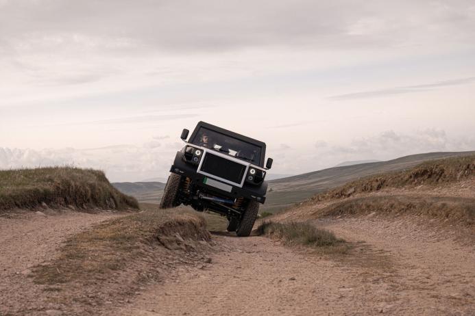 Munro electric 4x4s feature a robust spring and damper set-up that is tuned to control wheel movement over rough surfaces