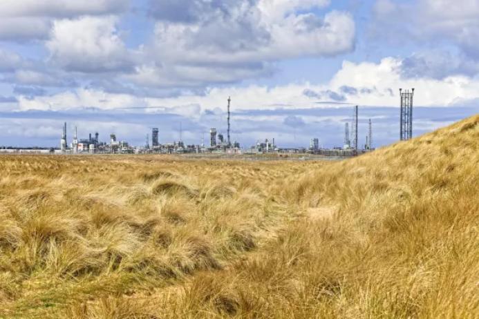 Project Acorn, a CO2 transportation and storage system, is part of the Scottish Industrial Decarbonisation Cluster at St Fergus, Aberdeenshire. Photo: Project Acorn